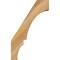 Ekena Millwork 4"W x 14"D x 22"H Balboa Rough Sawn Knee Brace, Western Red Cedar BRC04X14X22BOA00RWR - alternate 3